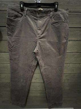 C&C California Men's Corduroy Pants in Charcoal